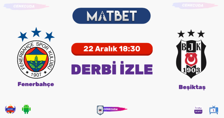 Fenerbahçe – Beşiktaş Maçı izle şifresiz