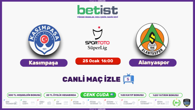 Kasımpaşa – Aytemiz Alanyaspor