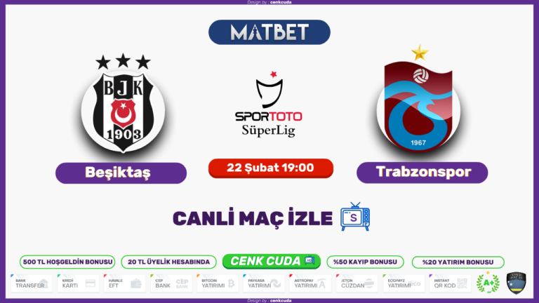 Beşiktaş – Trabzonspor Derbi Maçı izle canli şifresiz bein sport