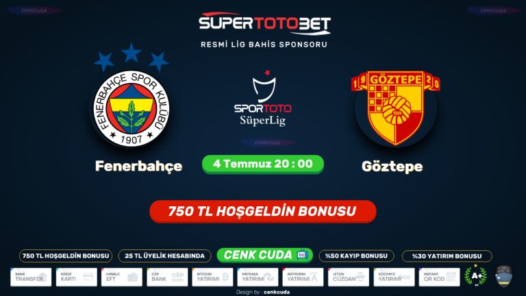 Fenerbahçe – Göztepe Bein sport 1 Şifresiz İZLE Matbet tv
