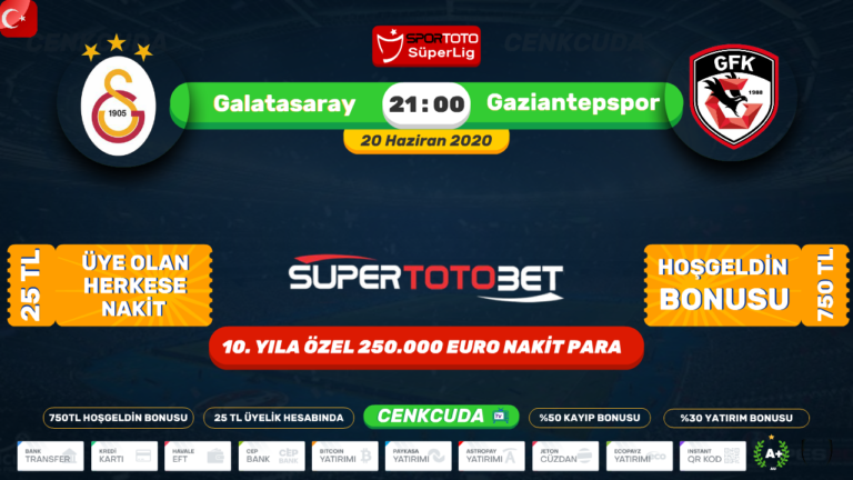 Galatasaray – Gaziantep FK Maçı Reklamsız Şifresiz izle HD Maç yayını – Justin tv izle
