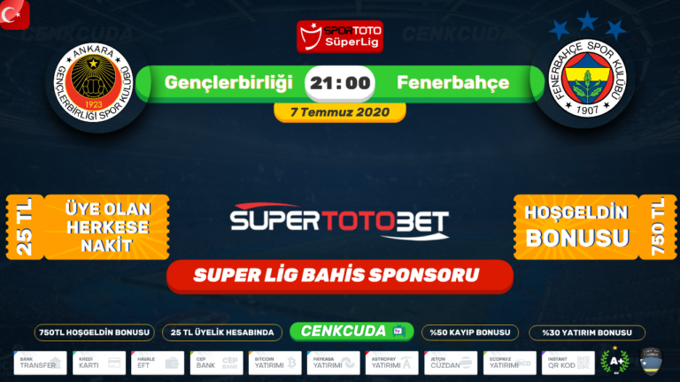 [ Bein sport izle ] Gençlerbirliği – Fenerbahçe Maçı izle Şifresiz – Betpark tv  7 Temmuz maçı