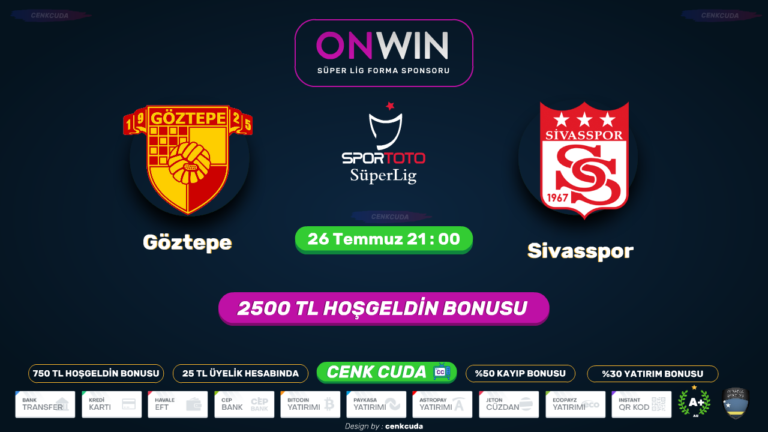 Göztepe – Sivasspor Matbet tv benin sport 1 izle – Canli maç izle