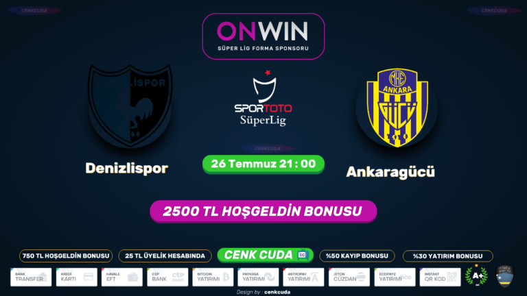 JOJOBET TV MAÇ İZLE – Denizlispor – MKE Ankaragücü bein sport 1