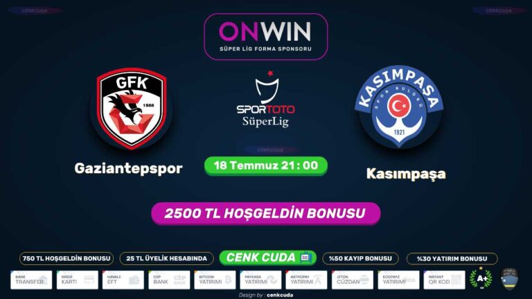 Gaziantep FK  Kasımpaşa tARAFTARİUM 24 tv izle Şifresiz