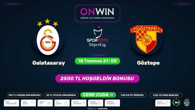 Galatasaray Göztepe maçı izle Canli – Şifresiz Bein sport 1 – Reklamsız izle, Direk izle