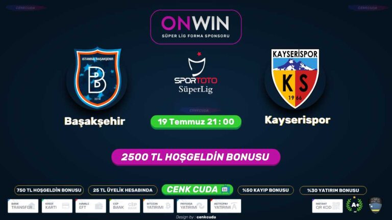 Başakşehir FK Kayserispor Netflix HD mAÇ YAYINI İZLE