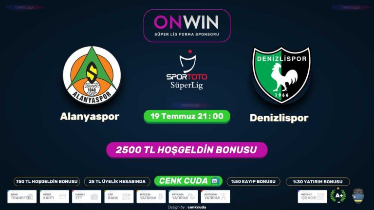 Alanyaspor Denizlispor HD Maç keyfi izle Betpark tv