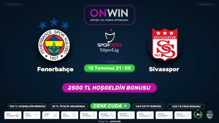 Fenerbahçe Sivasspor 2020 Maç yayını şifresiz izle – justin tv – Trt 1 Bedava izle