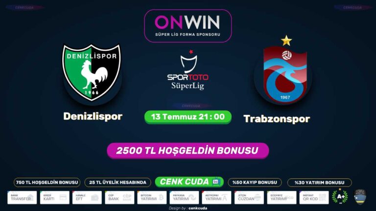 2020 Denizlispor Trabzonspor Maçı izle – Geniş Maç özeti – Bedava maç veren kanallar