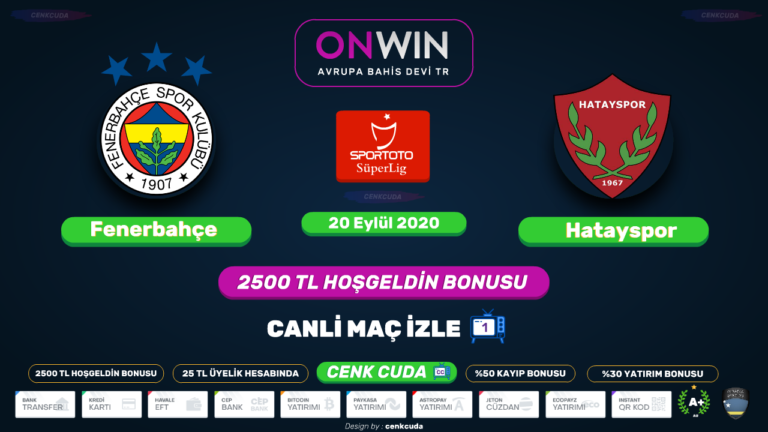 Fenerbahçe – Hatayspor Şifresiz bein sport 1 izle