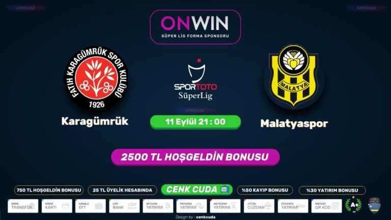 Fatih Karagümrük Yeni Malatyaspor Matbet tv şifresiz izle, Bein sport HD