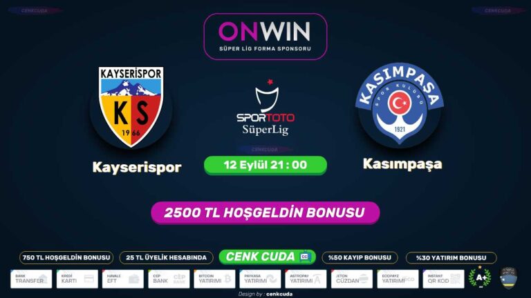 2021 Bein sport Kayserispor Kasımpaşa Şifresiz maç