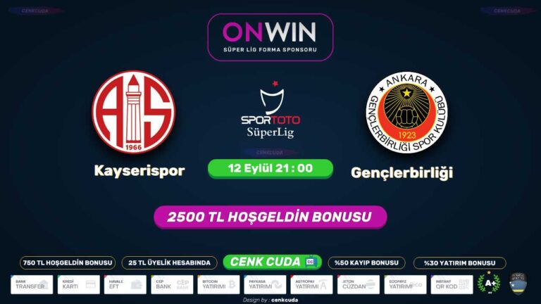 Antalyaspor Gençlerbirliği Şifresiz canli maç izle HD Reklmasız
