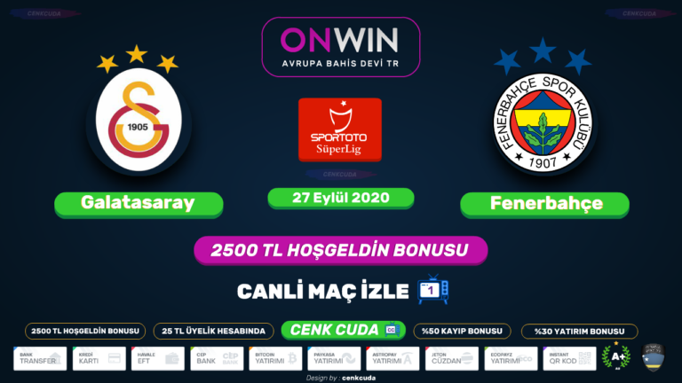 Galatasaray – Fenerbahçe Maçı canli izle , Bein sport 1 Şifresiz izle
