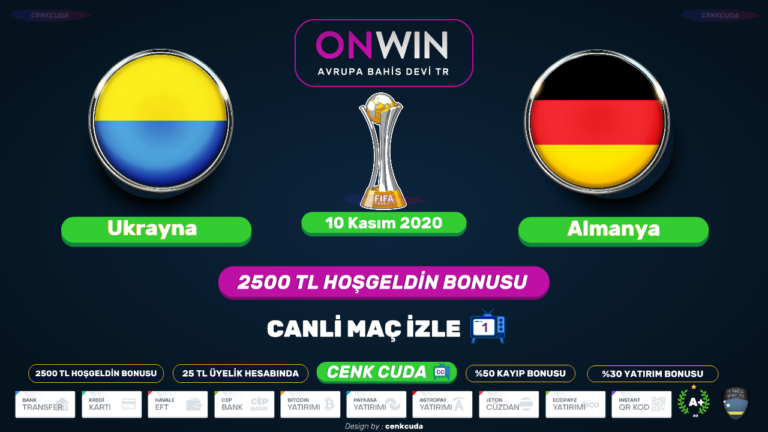 Ukrayna – Almanya Maçı canli izle 2021 Uluslararası kupası HD