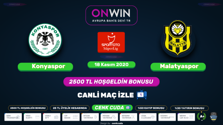 📺 Bein canli izle  Konyaspor Yeni Malatyaspor Maçı şifresiz