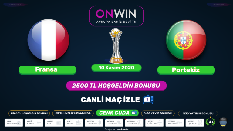 Fransa Portekiz Maçı canli izle 2021 Uluslararası kupası Donmadan izle