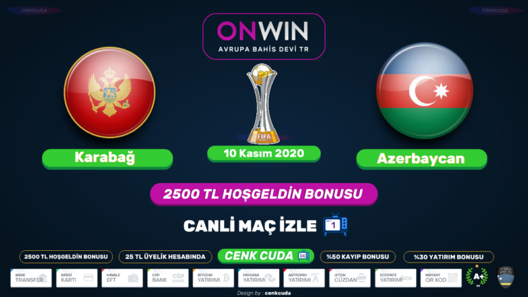 Karadağ Azerbaycan Maçı canli izle 2021 Uluslararası kupası