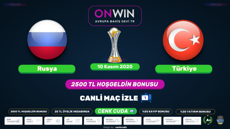 Rusya Türkiye maçı canli izle 2020, Bein sport 1, Maç şifresiz donmadan izle