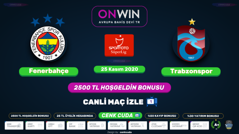 Fenerbahçe – Trabzonspor canli maç izle, Derbi izle şifresiz, Bein sport 1 canli FB – TS 2021