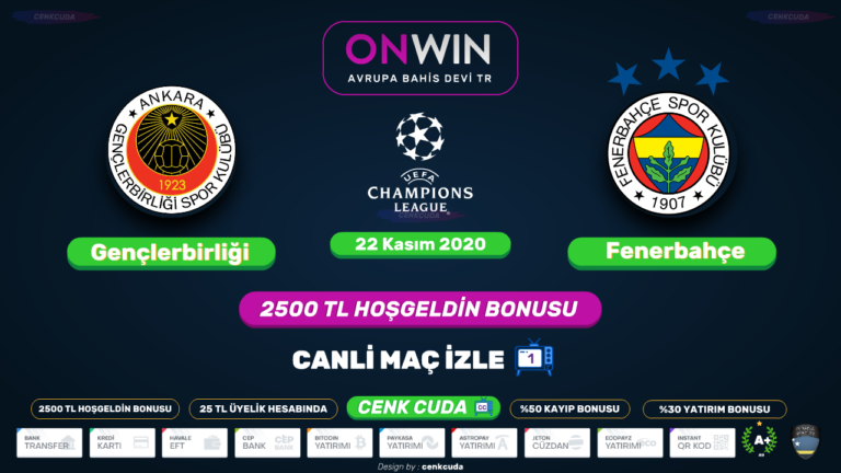 Gençlerbirliği Fenerbahçe maçı bein sport 2 canli izle, şifresiz FB maç izle