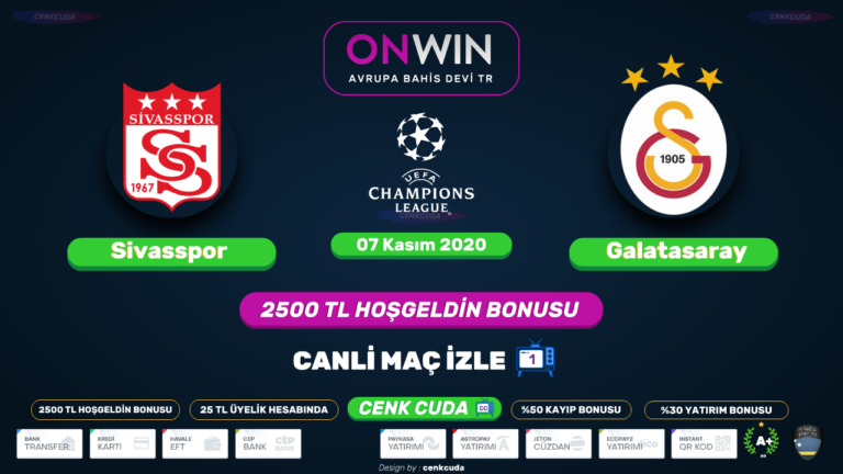 [2021 maç linkleri] Sivasspor Galatasaray maçı şifresiz izle, Bein sport 1