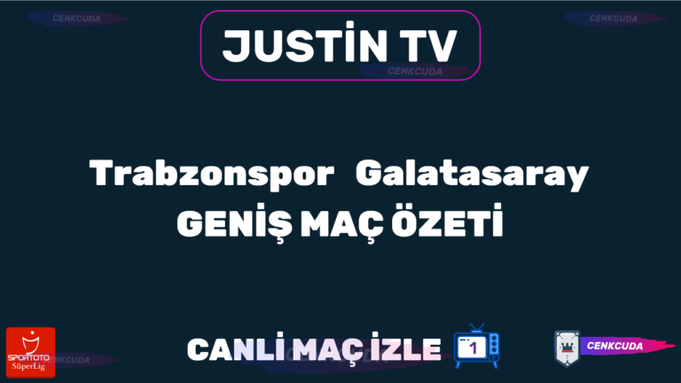 Trabzonspor Galatasaray Derbisi geniş özet ( Açıklamalı yorum )