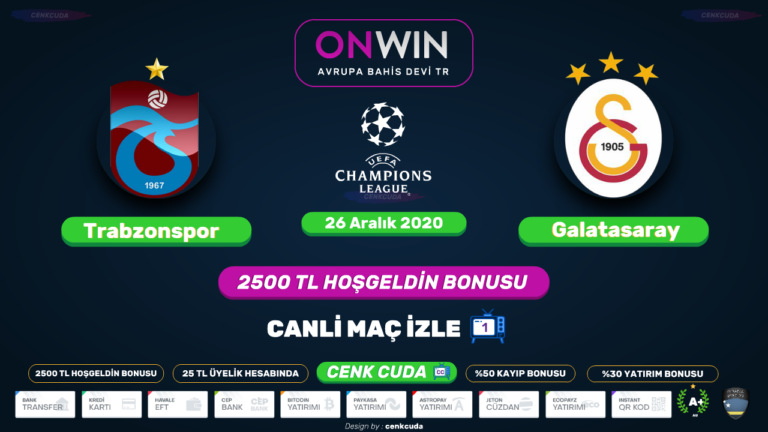 Trabzonspor  Galatasaray Maçı izle, Bein sport 1 ŞİFRESİZ, Derbi izle (TS – GS )