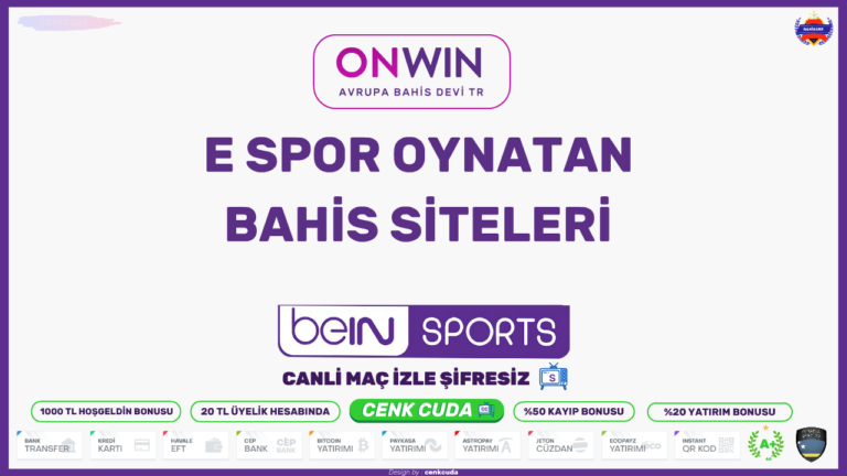E Spor Bahisleri Hangi sitelerde var? e spor bahisleri 2021