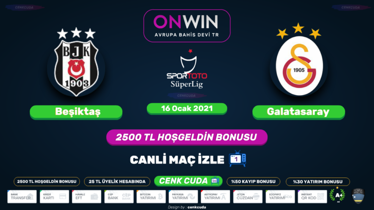 Beşiktaş Galatasaray Maçı canli izle, Şifresiz, Kesintisiz, Donmadan izle, Bein Sport 1 2021