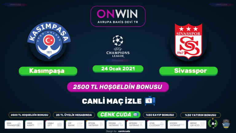 Kasımpaşa Sivasspor Jestyayin TV izle şifresiz HD maçı izle