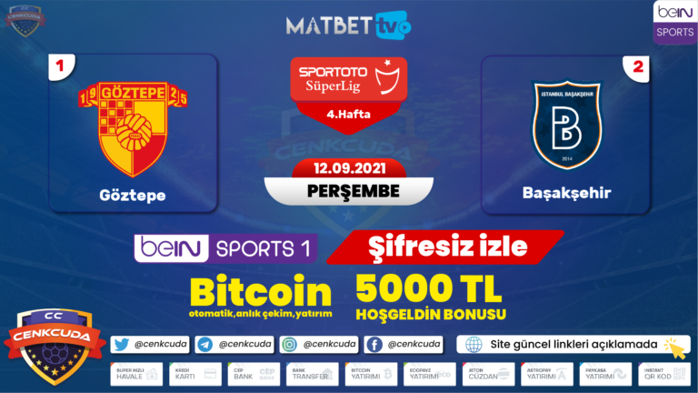 Göztepe Başakşehir FK Selçuk Sports Canli izle Donmadan, Şifresiz