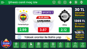 Fenerbahçe Altay Maçı canli şifresiz HD izle, Kesintisiz Donmadan izle