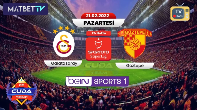 [ Matbet TV ] Göztepe Galatasaray Maçı canli izle Bein sports Şifresiz izle