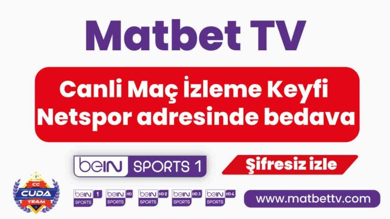 Canli Maç İzleme Keyfi Netspor adresinde bedava