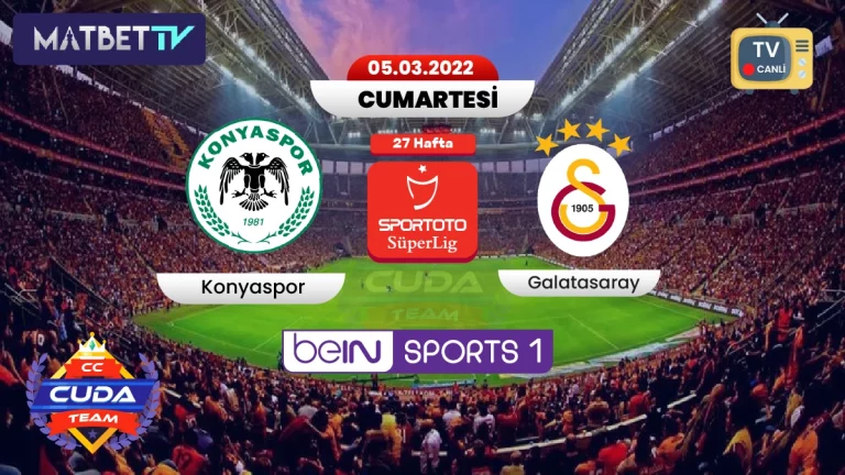 ( Matbet tv ) Konyaspor Galatasaray maçı canli izle, Şifresiz kesintisi donmadan izle
