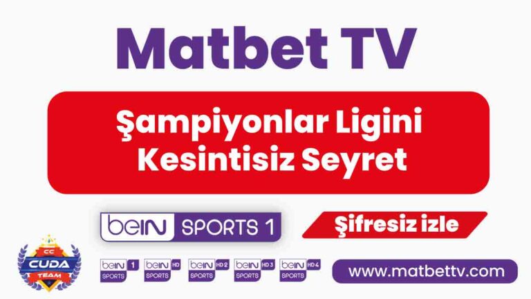 Şampiyonlar Ligini Kesintisiz Seyret