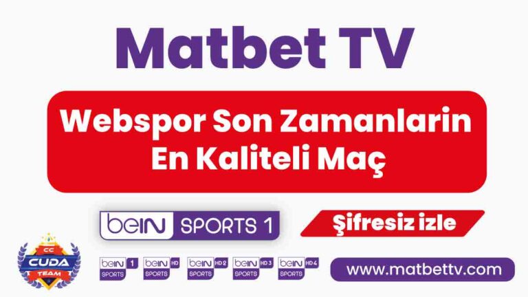 Webspor Son Zamanlarin En Kaliteli Maç Sistemi iel bebdava maç izle