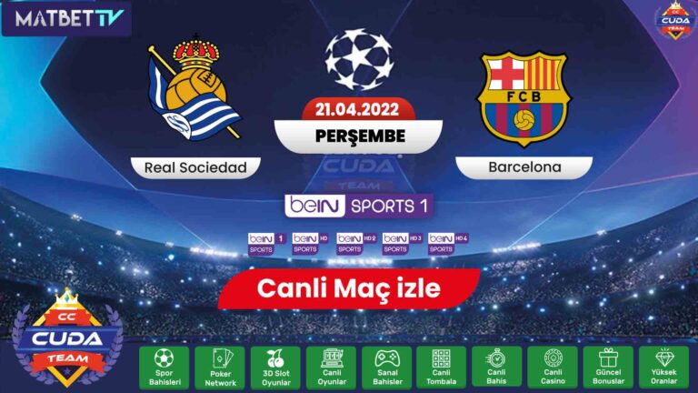 [ matbet tv ] Real Sociedad Barcelona maçı izle canli, Donmadan, şifresiz HD kesintisiz izle