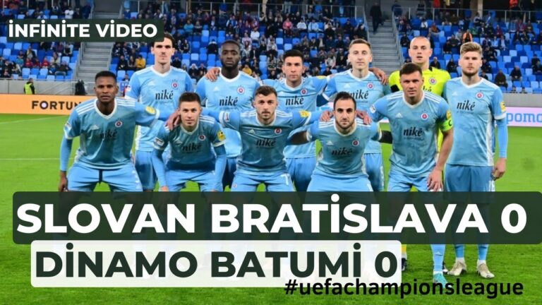 Dinamo (Batum) – Slovan (Bratislava). 07/13/2022 maç için tahmin￼
