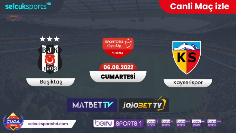 [ Matbet TV izle ] Beşiktaş Kayserispor Maçı canli izle, Bein sports şifresiz izle HD