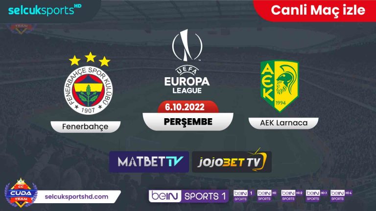 [ Exxen TV ] Fenerbahçe AEK Larnaca  Maçı canli izle, Şifresiz Exxen maç yayını izle, Donmadan maç linkleri