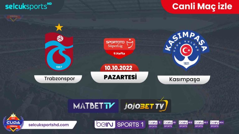 [ Matbet TV ] Trabzonspor Kasımpaşa maçı canli izle, Bein sports 1 şifresiz