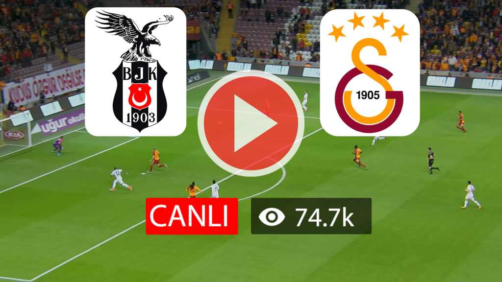 Beşiktaş Galatasaray maçı canlı izle, Bein sports 1 izle Matbet TV, Bedava derbi izle