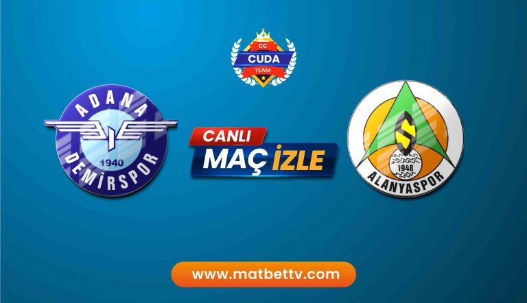Adana Demirspor Alanyaspor Maçı canlı izle, Taraftarium24 Şifresiz Bein Sports1