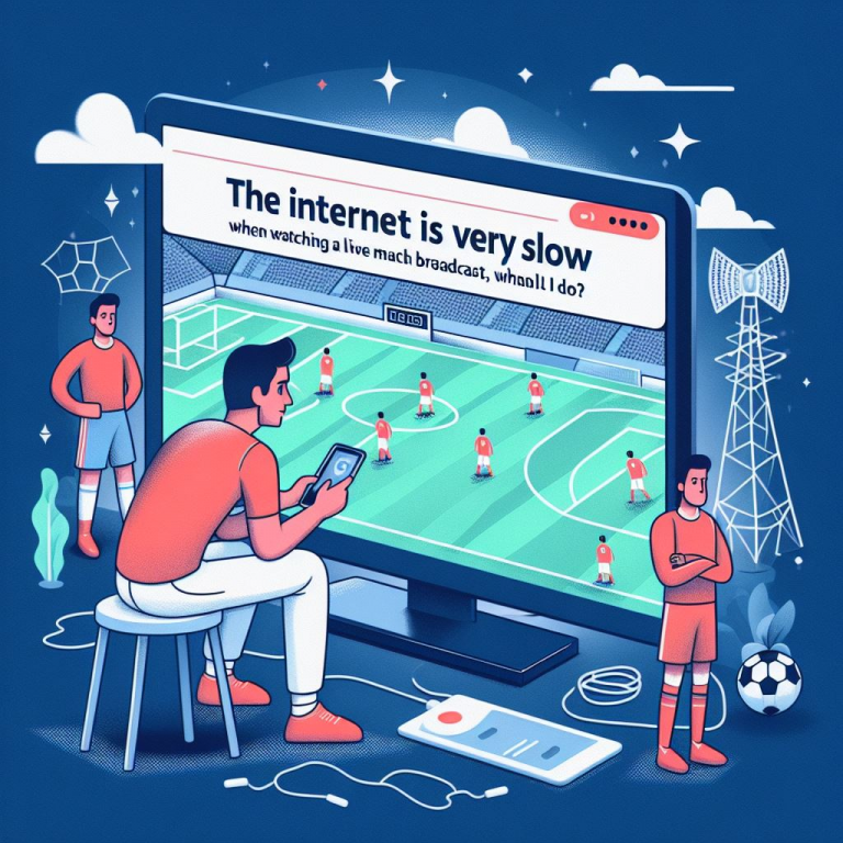 Canlı maç yayını izlerken internet çok yavaş, ne yapmalıyım?
