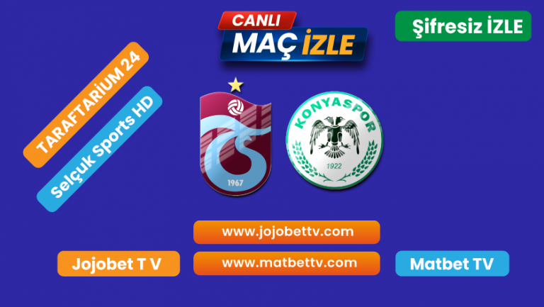 Trabzonspor Konyaspor Maçı Canli izle Bein Sports 1 Selçuk Sports HD | 7. Hafta 29 Eylül 2024 Pazar