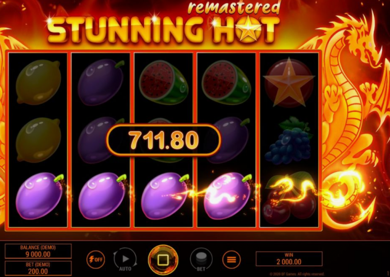 Stunning Hot Remastered Slot Oyunu: Klasik Meyve Slotunun Modern Yorumu