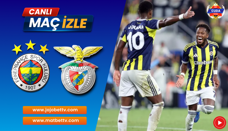 Fenerbahçe – Benfica Maçı TRT 1 Şifresiz canlı izle (Web Online izle)